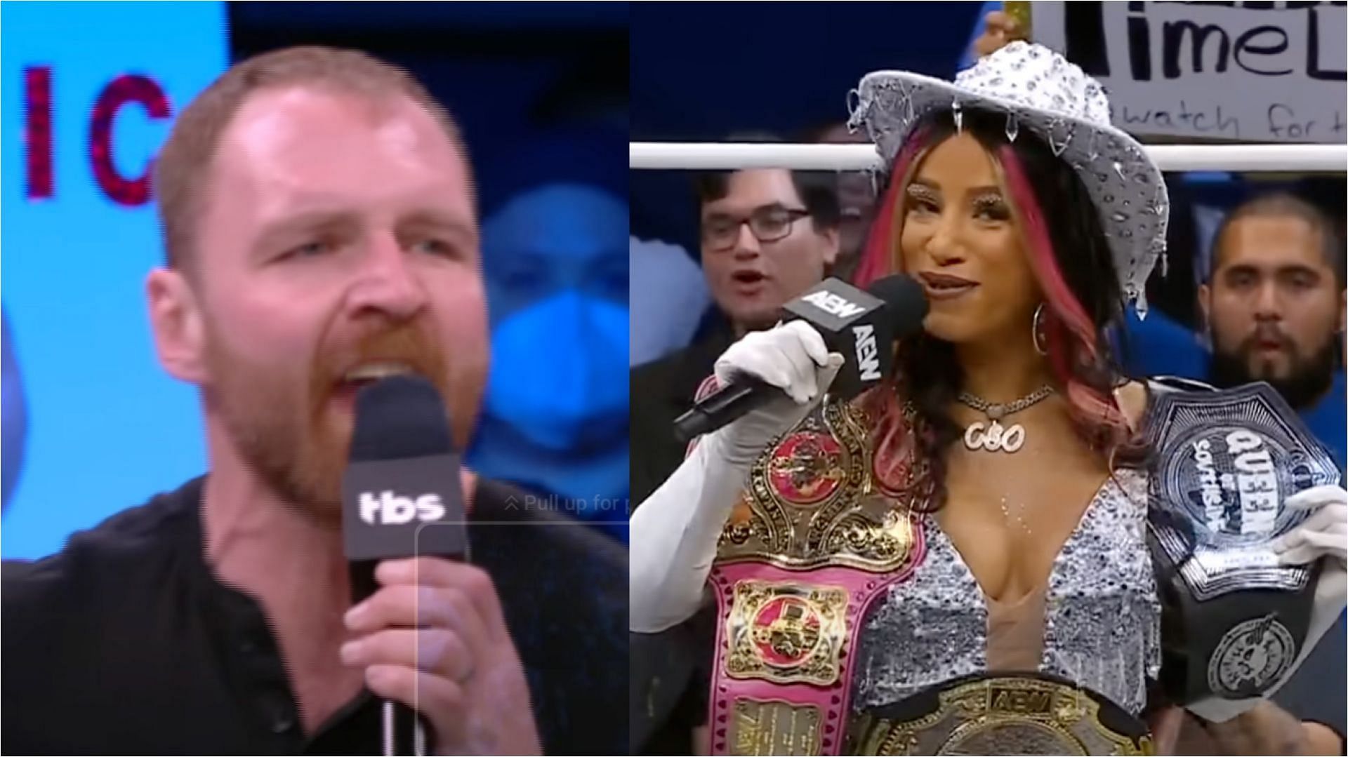 Jon Moxley and Mercedes Mone
