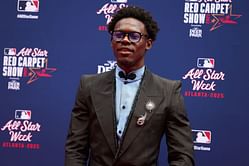 "Get her a stylist asap" - Fans slam Jazz Chisholm Jr.’s companion's outfit choice at MLB All-Star red carpet