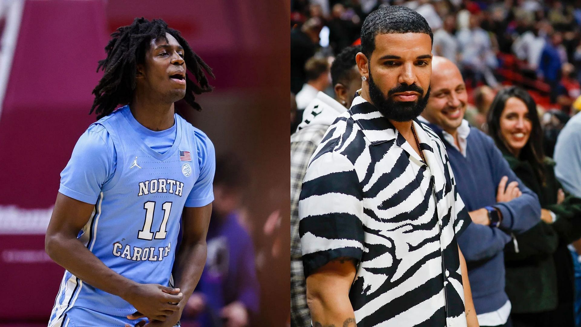 Ian Jackson and rap artist Drake