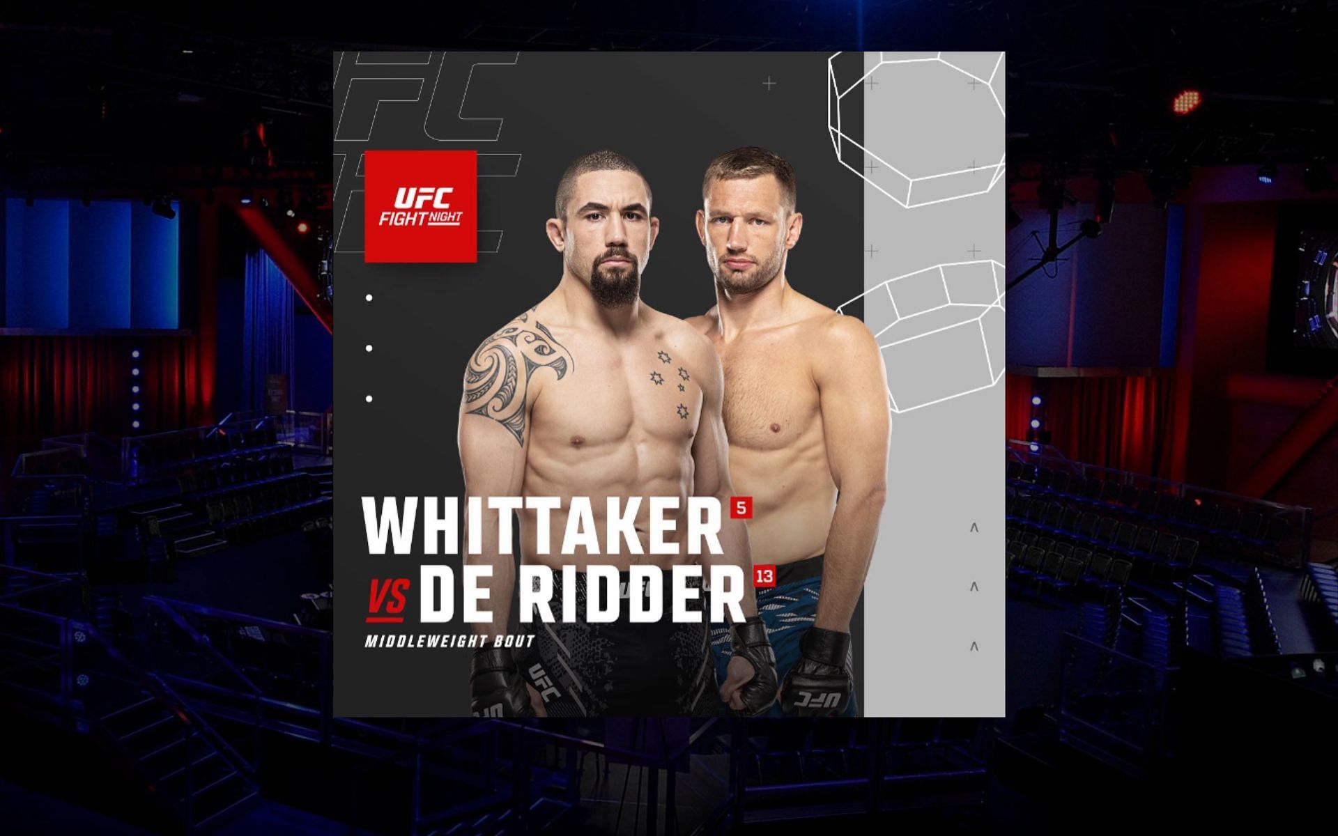 UFC Abu Dhabi main event. [Images courtesy: Getty and UFC on Facebook]