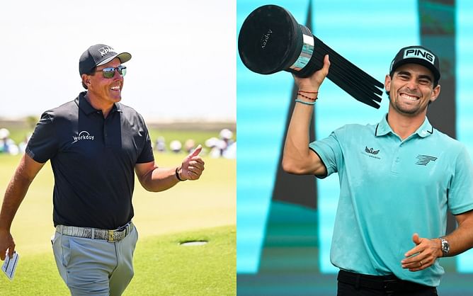 Phil Mickelson jokingly takes a dig at Joaquin Niemann for making his shot 'look harder'