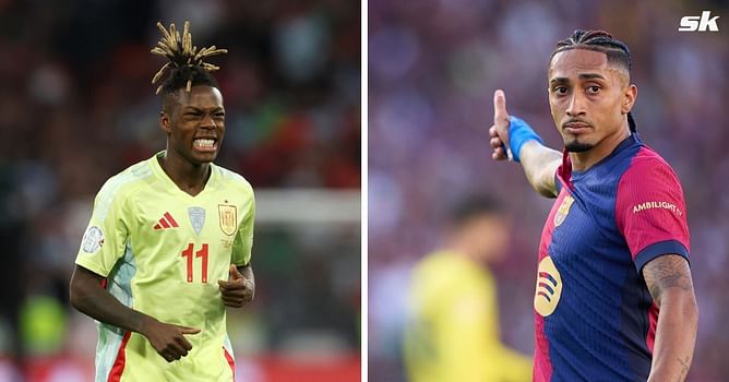 Raphinha set to play in new position if Barcelona sign Nico Williams as reported details of Hansi Flick’s tactical switch comes to light