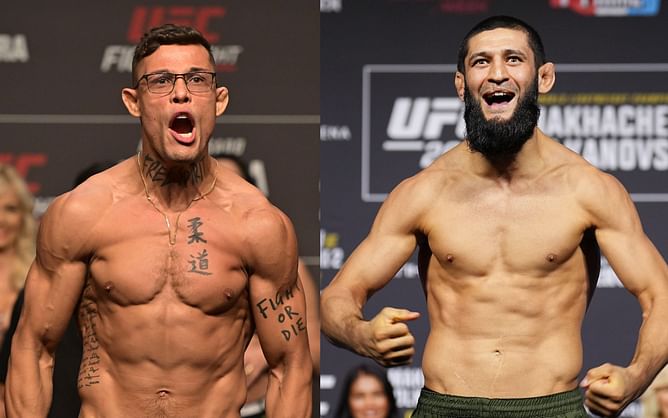 Caio Borralho claims to have heard "some whispers" about Khamzat Chimaev's potential retirement after UFC 319 fight