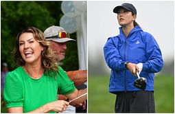 Amanda Balionis’s wait at the airport gets teased by Michelle Wie West