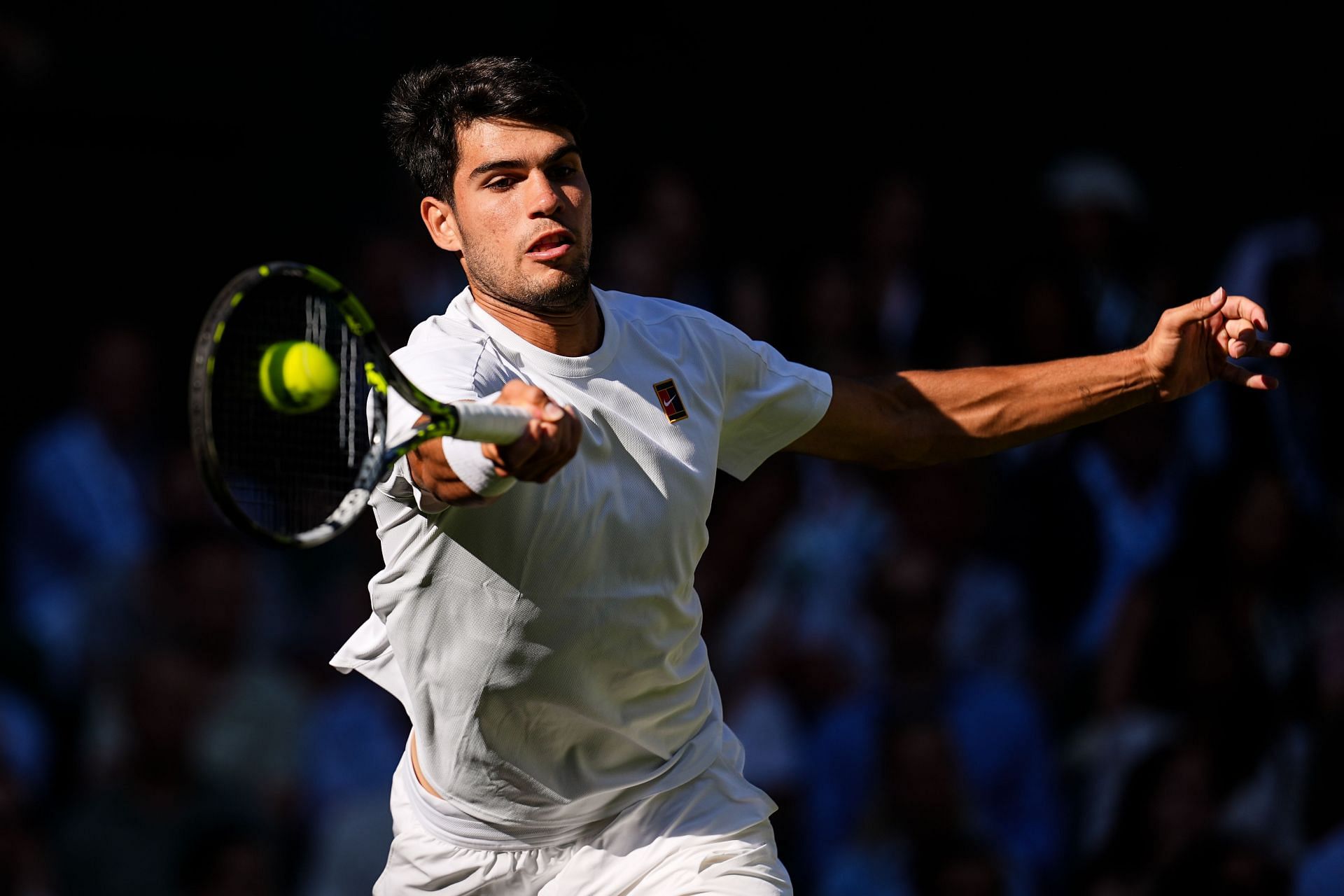 Carlos Alcaraz at Wimbledon 2025. (Photo: Getty)