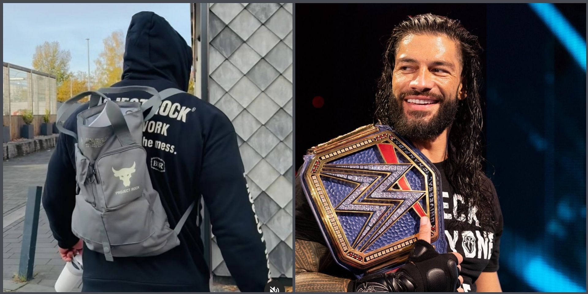 The Rock vs. Roman Reigns could happen at WrestleMania 42. (Images via WWE.com &amp; star