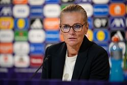 "We never give up, we can win by any means" - England coach Sarina Wiegman reacts as Lionesses score extra time winner to qualify for Euro 2025 final