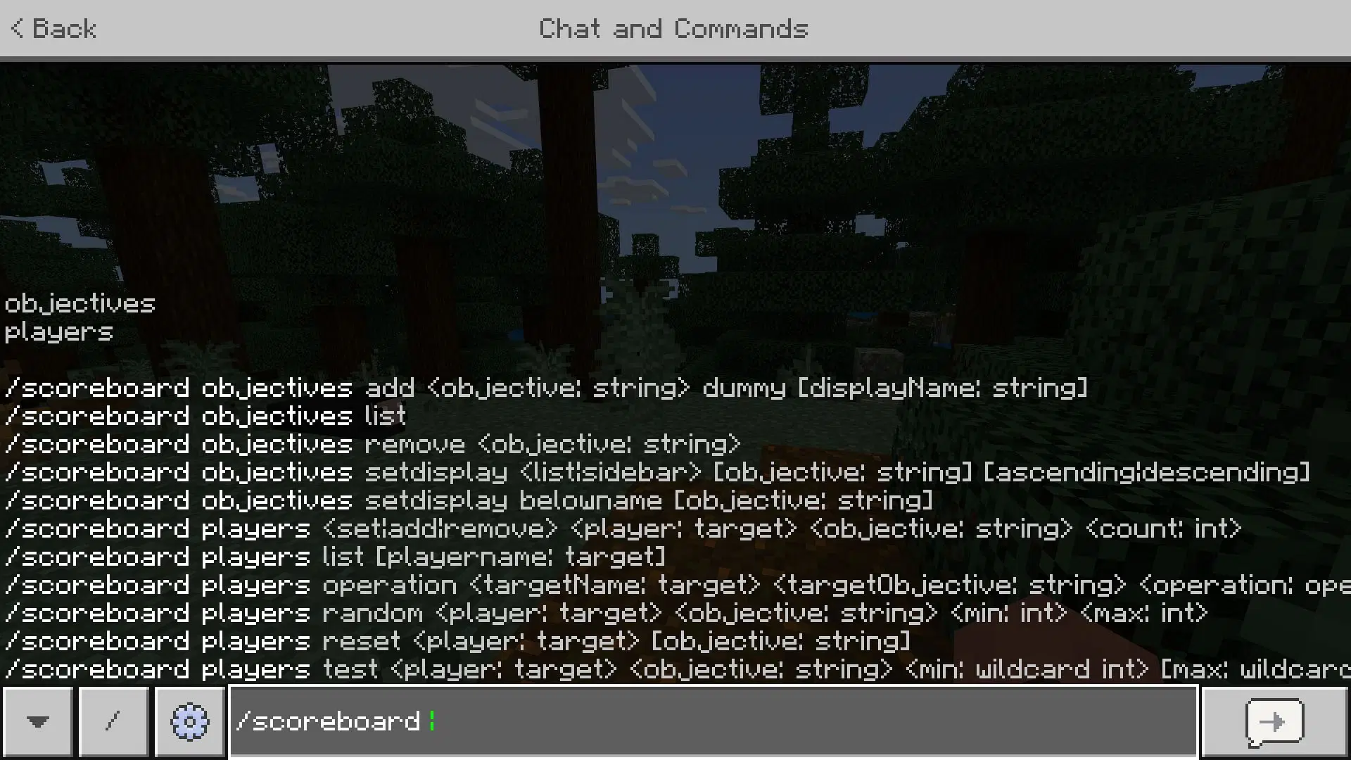 Scoreboard functions are used to keep track of players through various metrics (Image via Mojang)