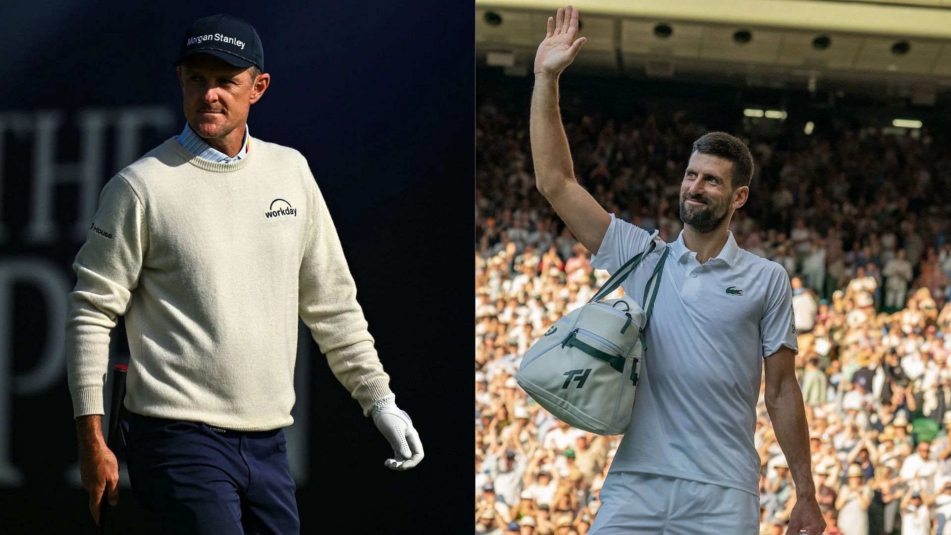 Justin Rose - Novak Djokovic - Source - Getty