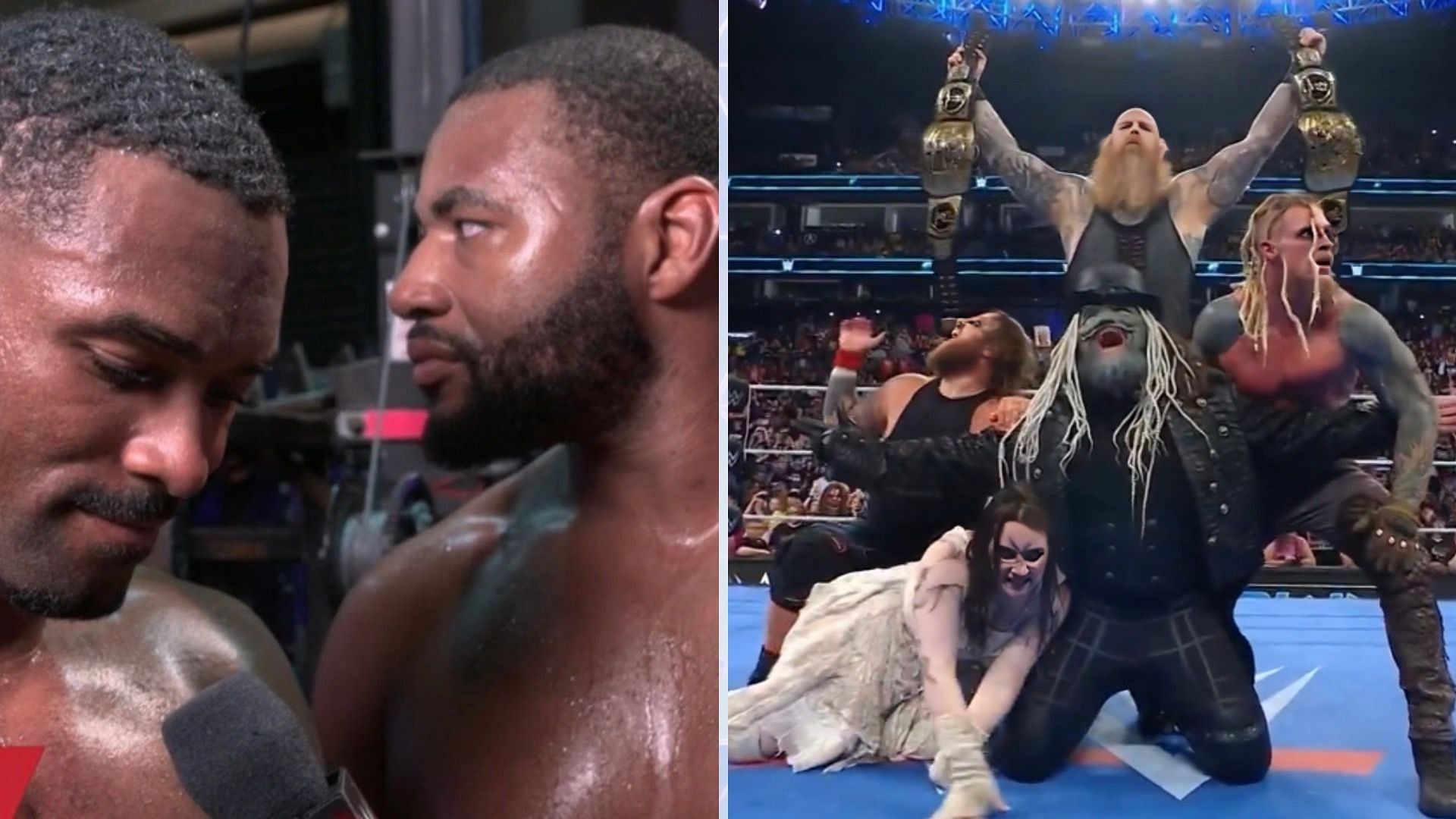 The Street Profits lost the WWE Tag Team Titles on SmackDown [Credit: WWE.com &amp; WWE on X]