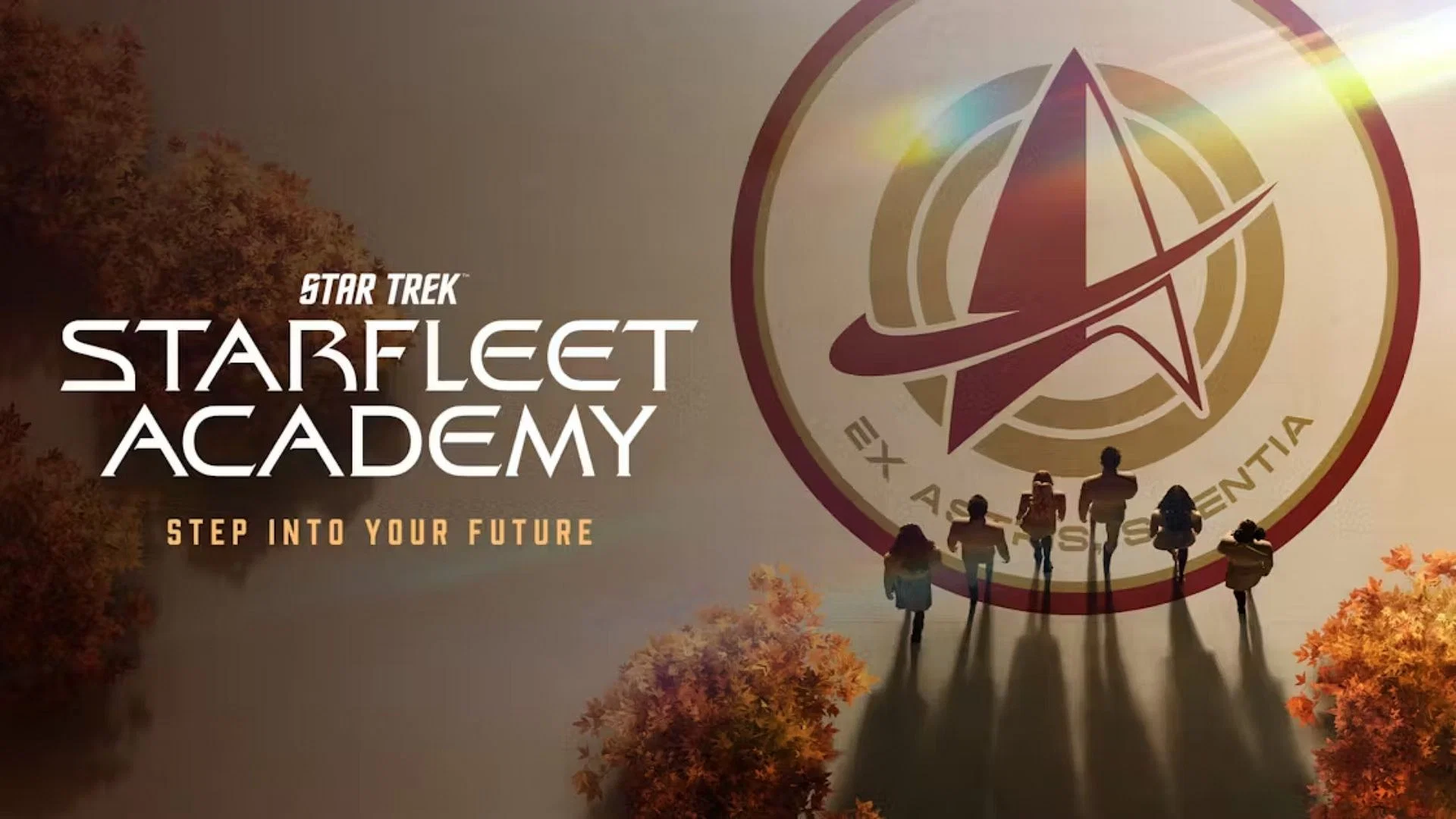 An image of the poster for the Paramount+ series Star Trek: Starfleet Academy (Image via StarTrek.com)