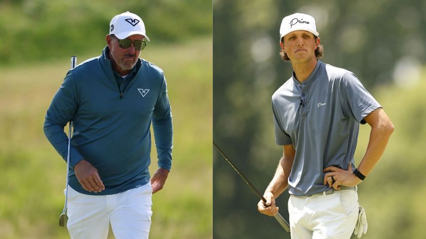 Phil Mickelson and Grant Horvat