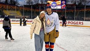PIC: Connor McDavid & wife Lauren unload with relaxing '9 & dine' golf session after taxing Oilers season