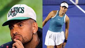Nick Kyrgios sends an uplifting message to Emma Raducanu after she makes winning start at Wimbledon