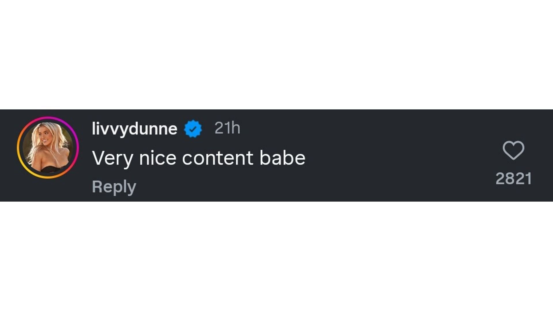Dunne&#039;s comment on Skenes&#039; post (Image via: @paulskenes)