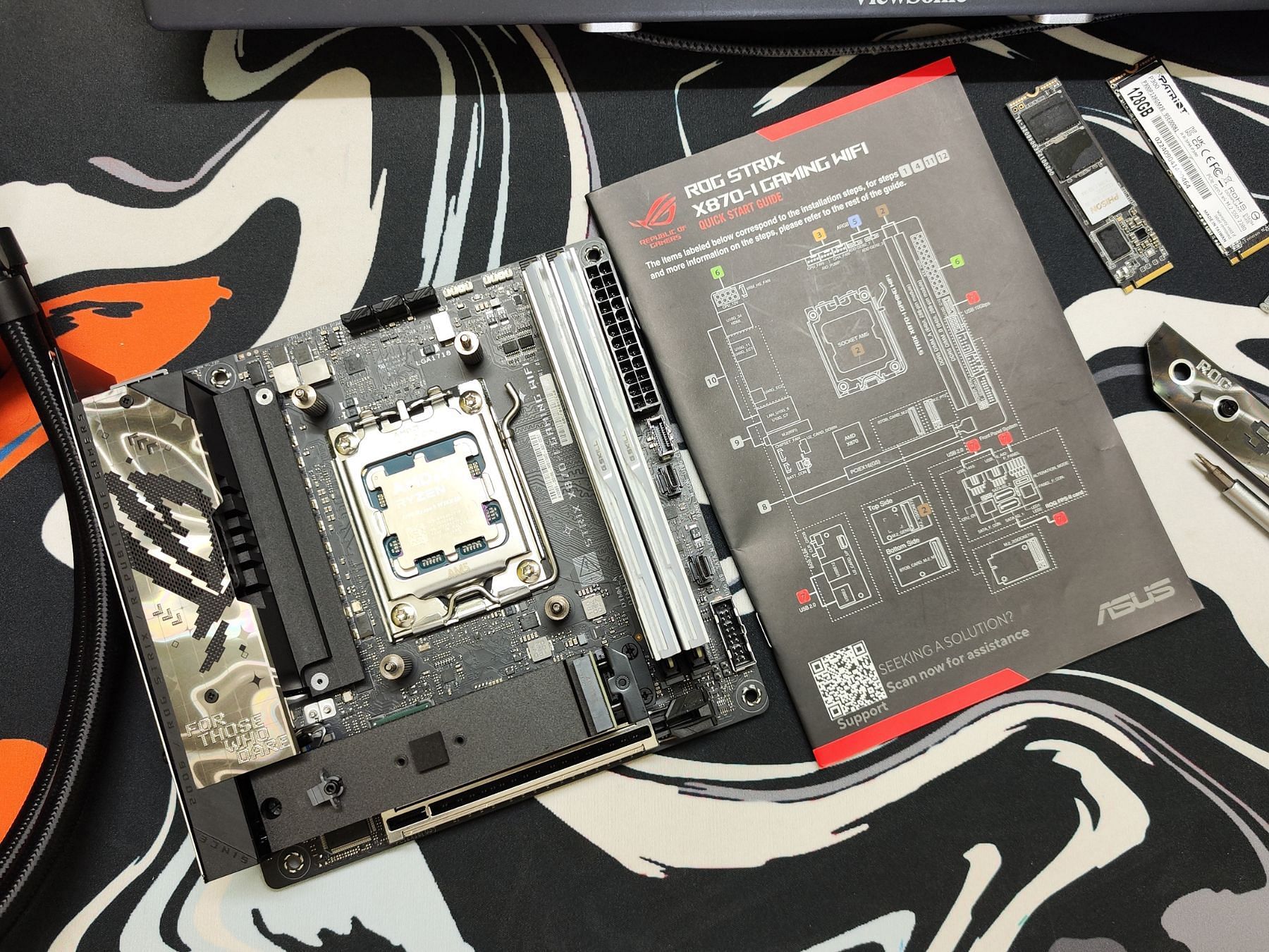 The X870-I is built well with high-quality components (Image via Sportskeeda)