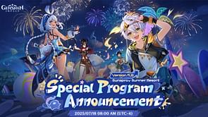 Genshin Impact 5.8 livestream redeem codes, rewards, and expiry date