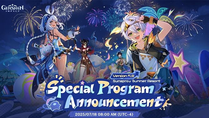 Genshin Impact 5.8 livestream redeem codes, rewards, and expiry date