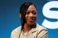 Allyson Felix at the Business of Women's Sports Spring Summit - Source: Getty