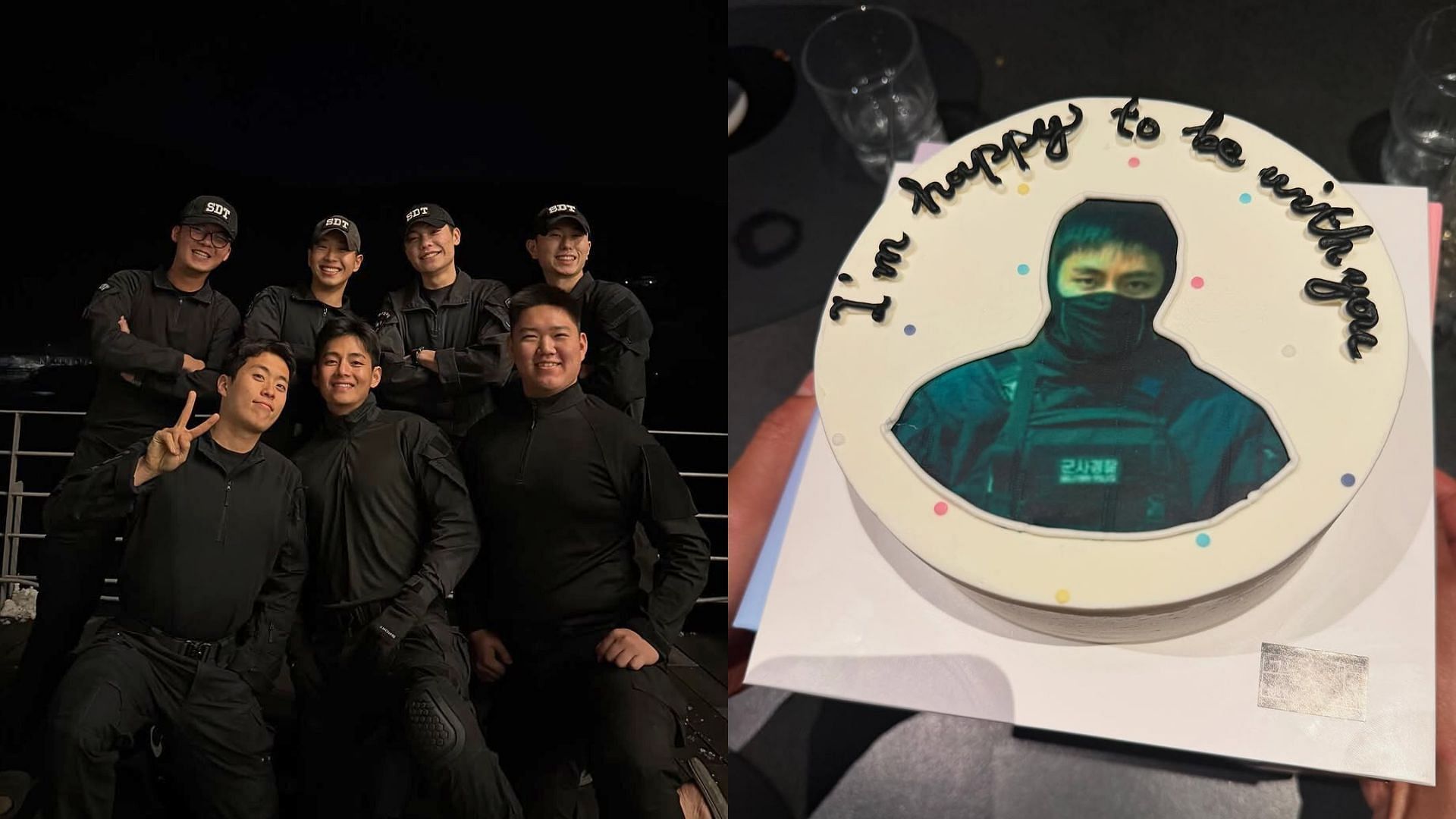 Taehyung attends an ex-comrade