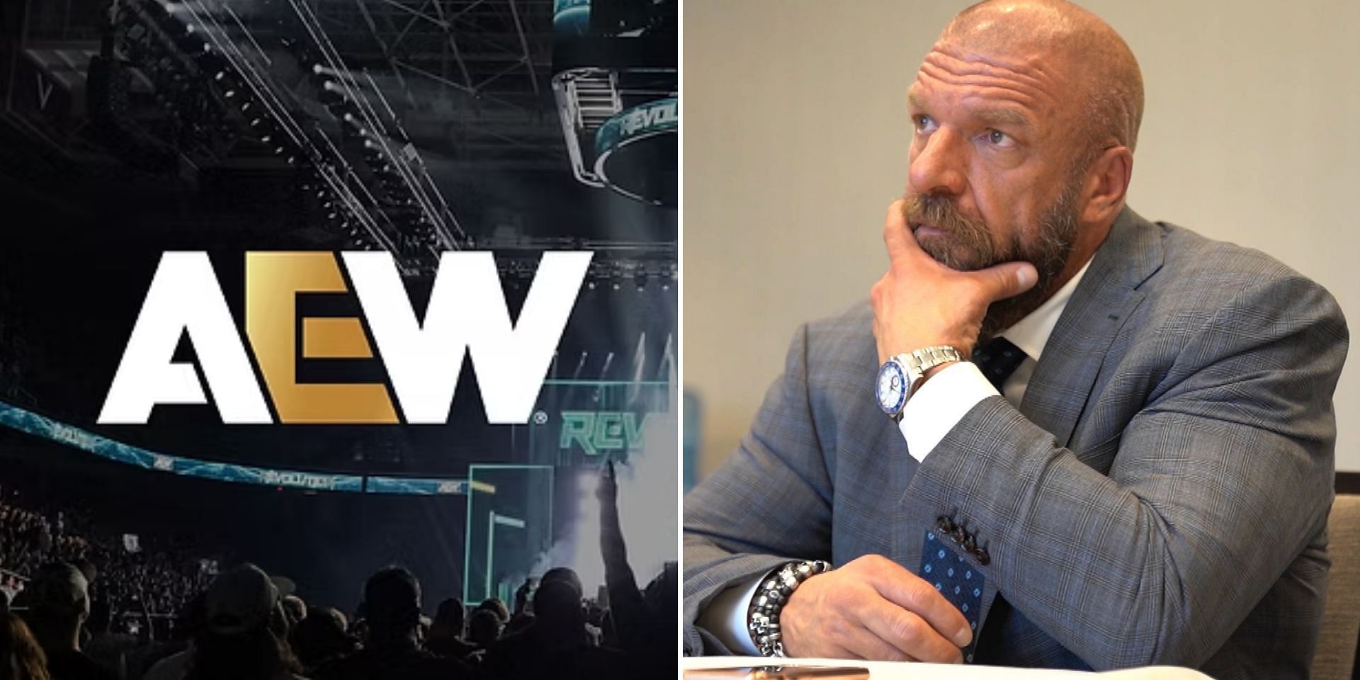 Triple H has big plans for SummerSlam (Images via AEW and WWE