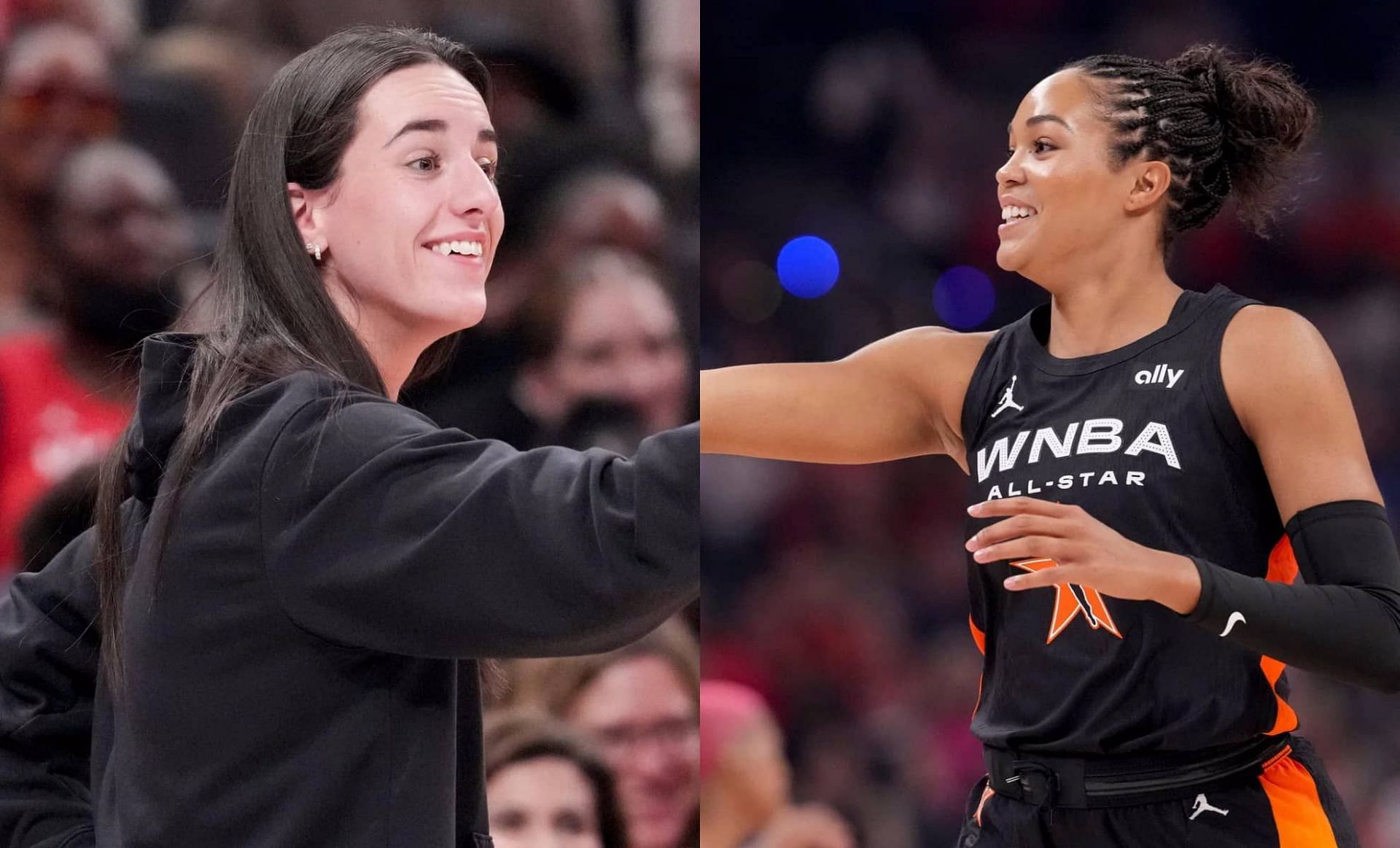 Caitlin Clark and Napheesa Collier