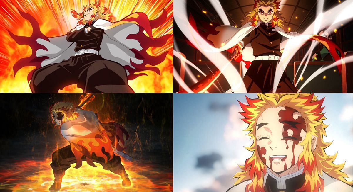 Rengoku and his death (Image via Ufotable)