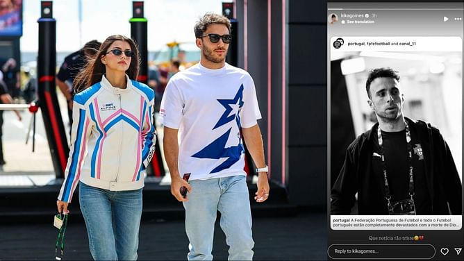 F1 star Pierre Gasly’s girlfriend shares 4-word reaction on tragic death of Portugal’s Diego Jota