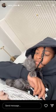 Still taken from Adria's Instagram (Source: @adria_biles/Instagram)