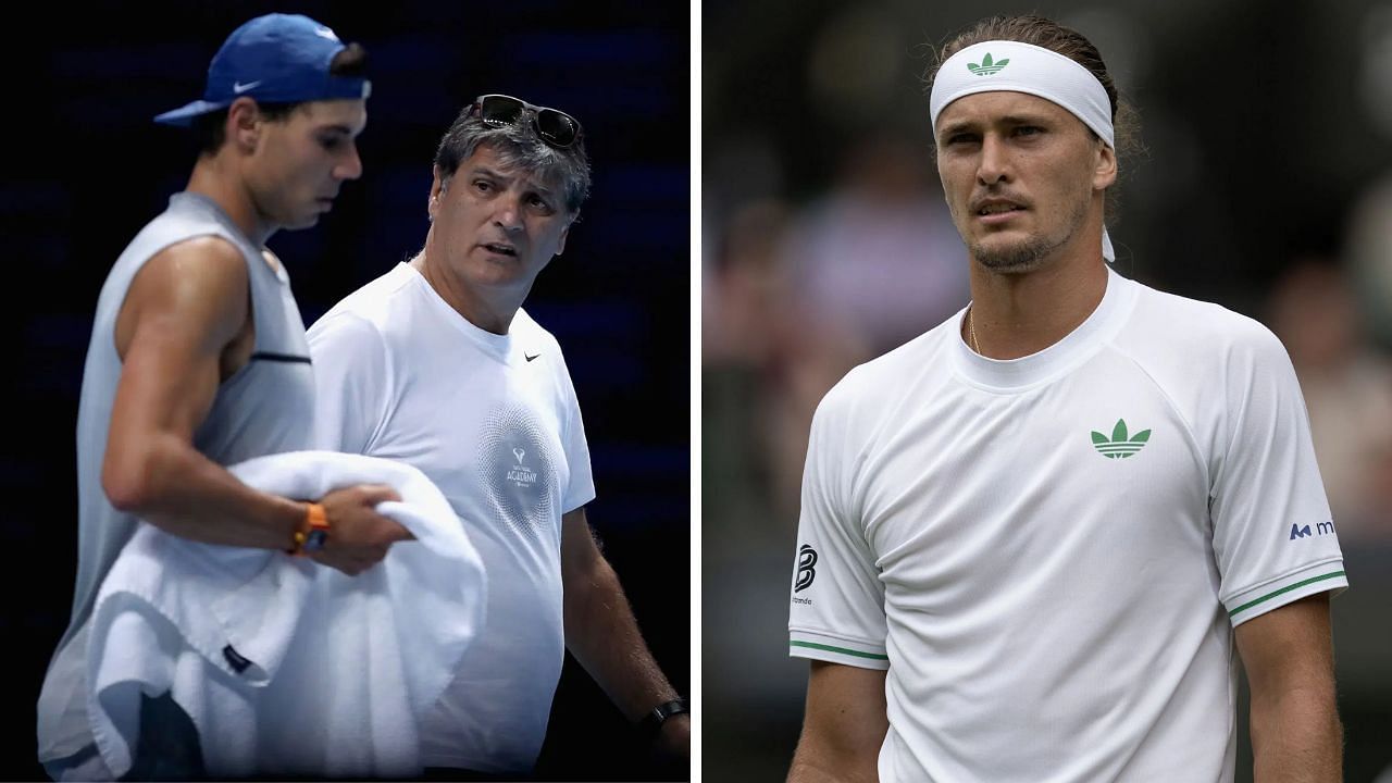 Alexander Zverev coach Toni Nadal