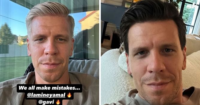 Barcelona star Wojciech Szczesny provides hilarious update on why he dyed his hair black after just one day of colouring it blonde