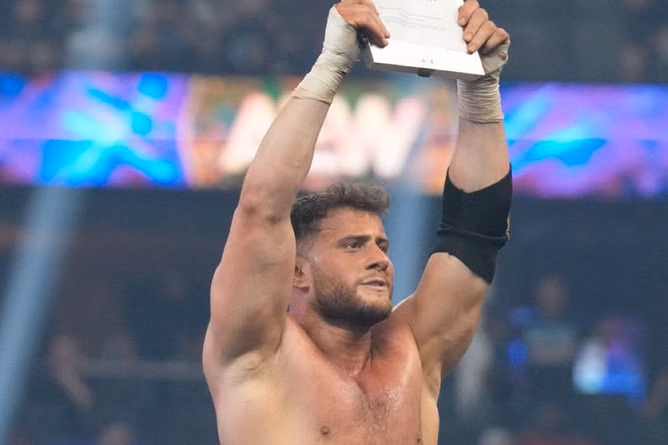 MJF breaks silence after winning the Men's Casino Gauntlet match at AEW All In