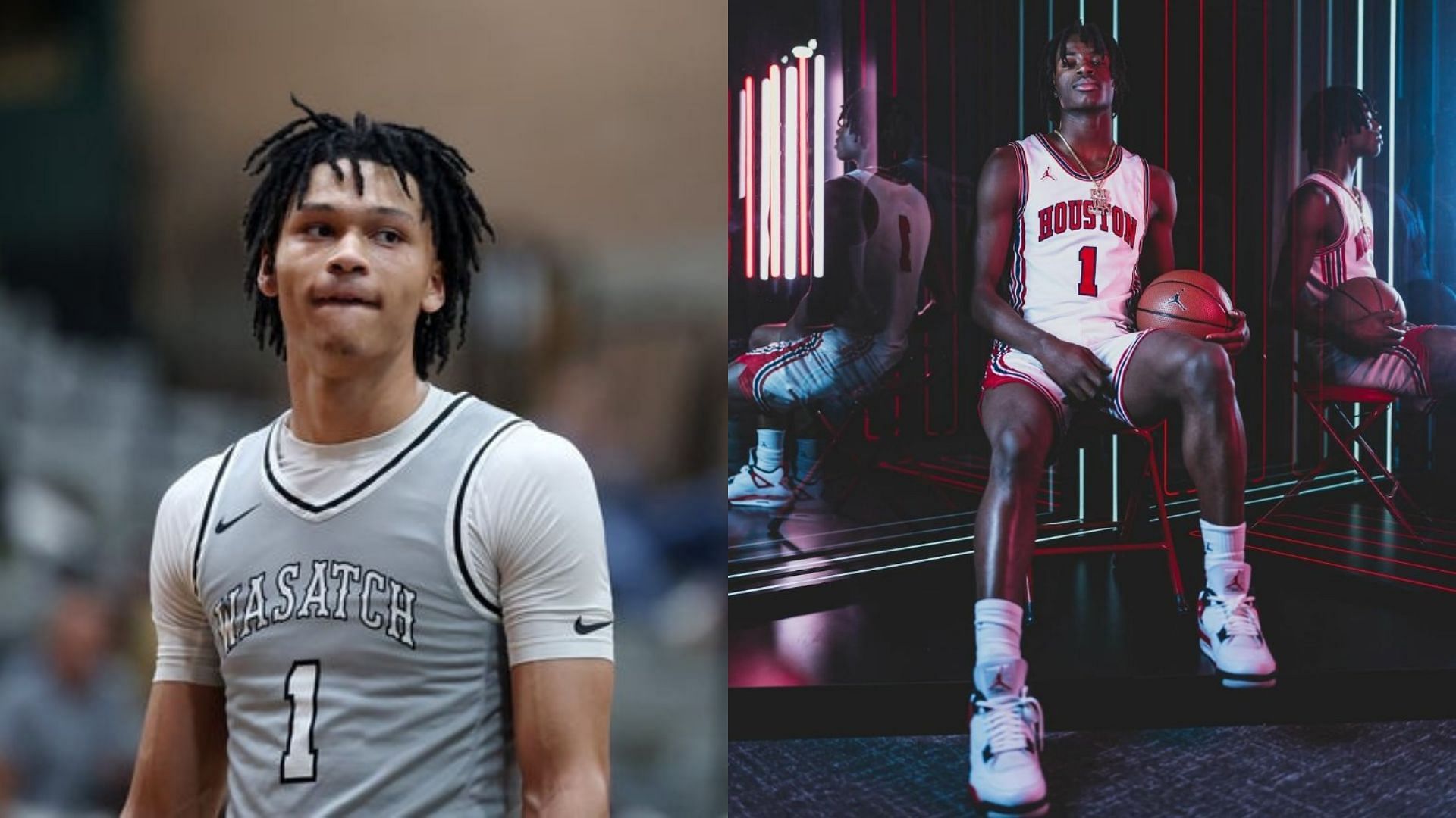 Isiah Harwell and Caleb Holt. Source: Imagn, Instagram/@iamcalebholt