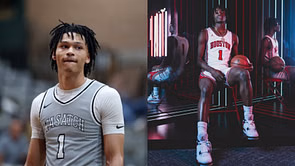 Houston commit Isiah Harwell drops 4-word reaction after Caleb Holt leads his team to a 3SSB championship