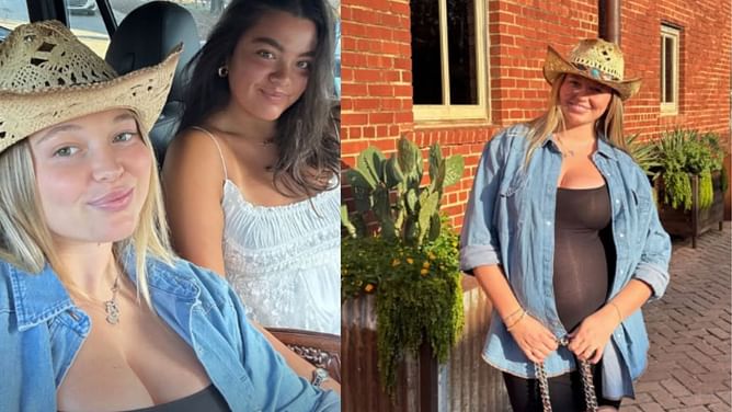 In Photos: Wayne Gretzky's daughter, Emma, enjoys day out with friend at historic location in Fort Worth