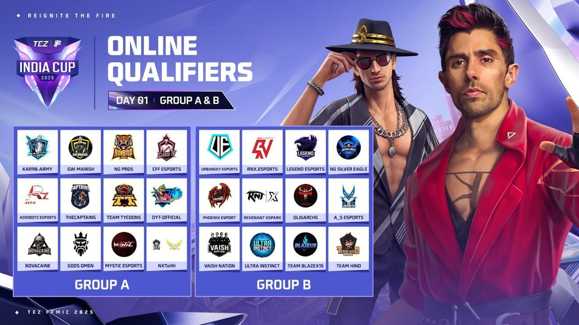 FFMIC 2025 Online Qualifiers kicked off on July 26 (Image via YouTube/Free Fire Max India Esports)
