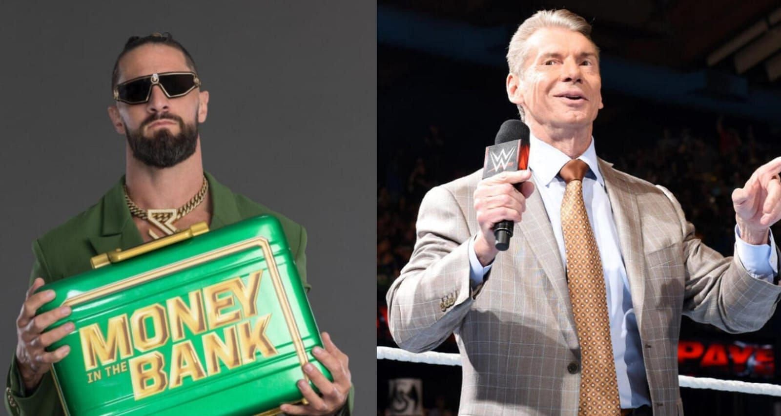 Seth Rollins(left) Vince McMahon (right). Image credits: wwe.com