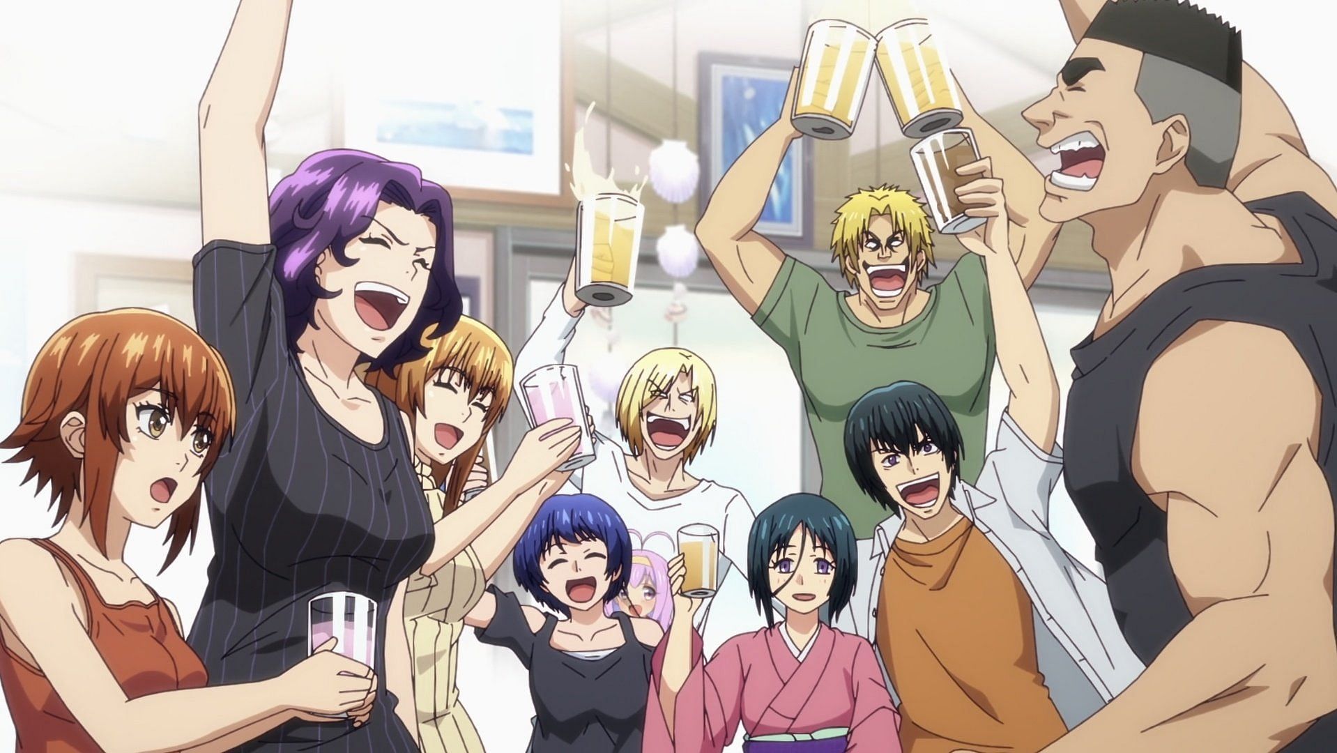 Grand Blue season 2 episode 3 release details (Image via Zero-G and Liber)