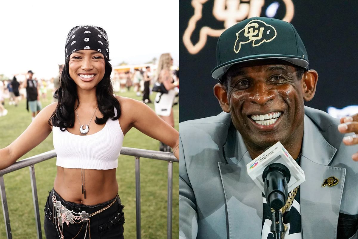 Amid Deion Sanders-Karrueche Tran dating rumors, the actress shows support for Coach Prime during his bladder cancer battle (Image Credits - IMAGN/GETTY)