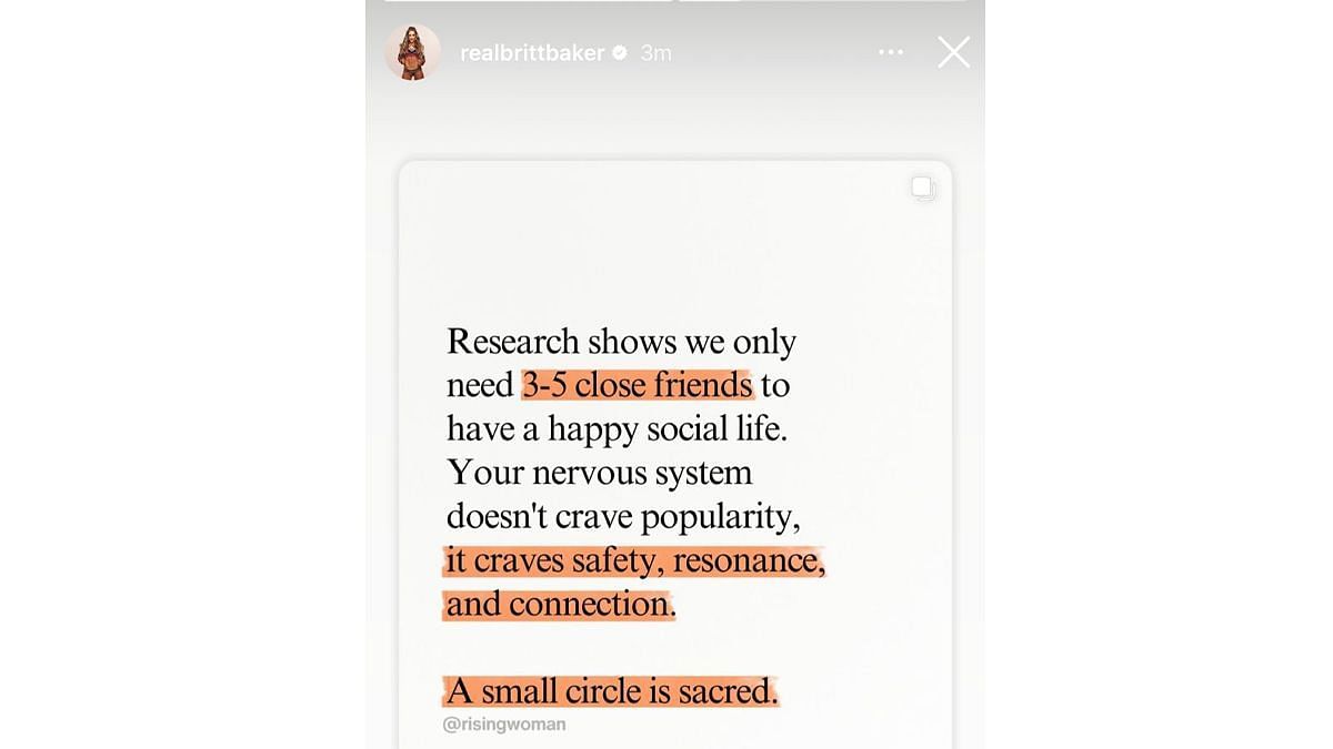 Britt Baker posted on her Instagram Stories during AEW Dynamite&#039;s broadcast (Credit: Britt Baker&#039;s Instagram)