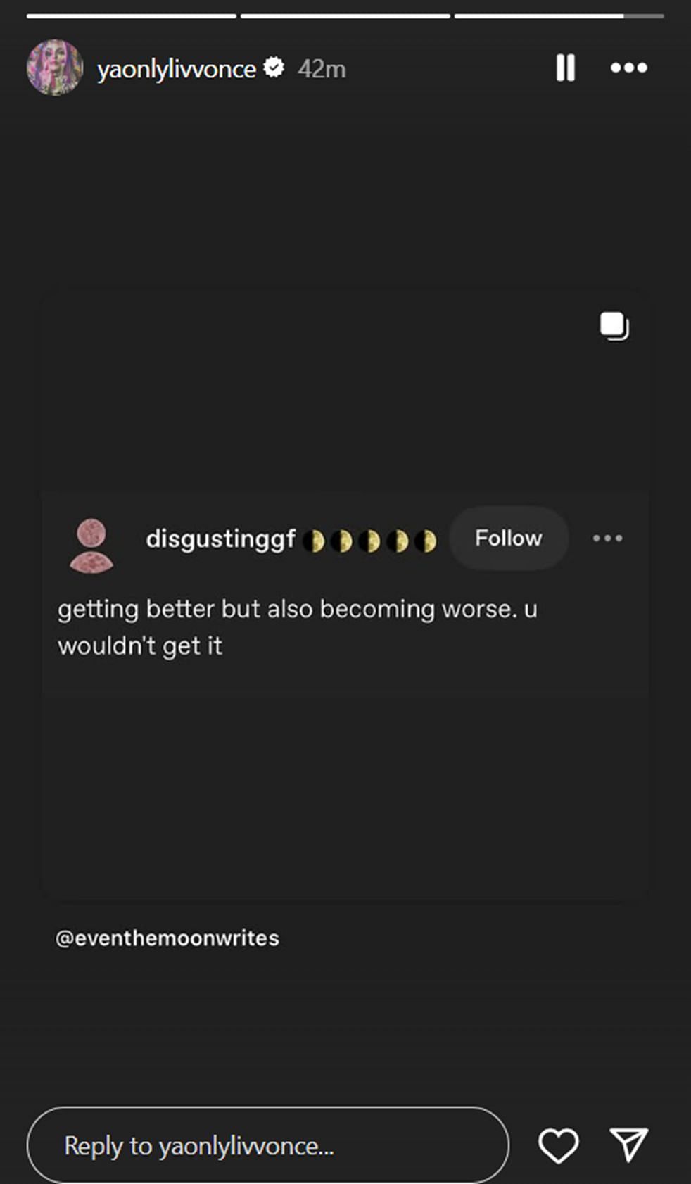 This is concerning for WWE fans (Image credit: Morgan&#039;s Instagram story)