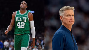 "Al Horford giving Steve Kerr cold shoulder for Jayson Tatum" - NBA fans erupt as Warriors get curved in last-minute by veteran FA center