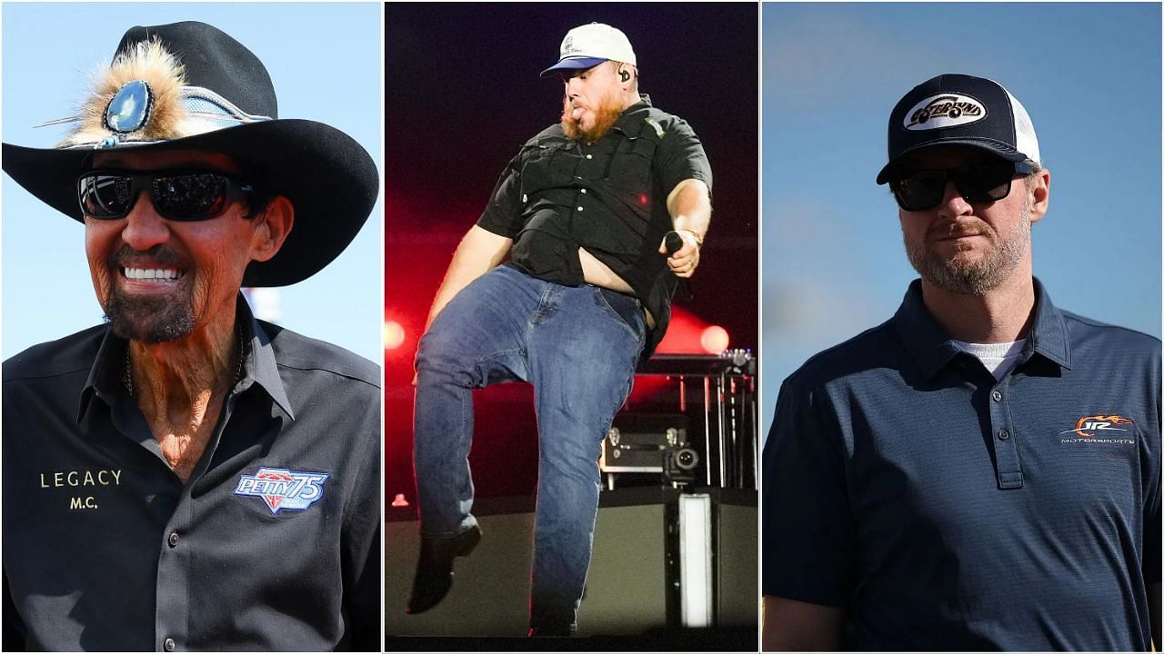 Richard Petty shares behind the scenes moments with Dale Earnhardt Jr. and country music royalty Luke Combs