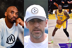 Aaron Rodgers picks side in Kobe Bryant vs. LeBron James NBA GOAT debate [WATCH]