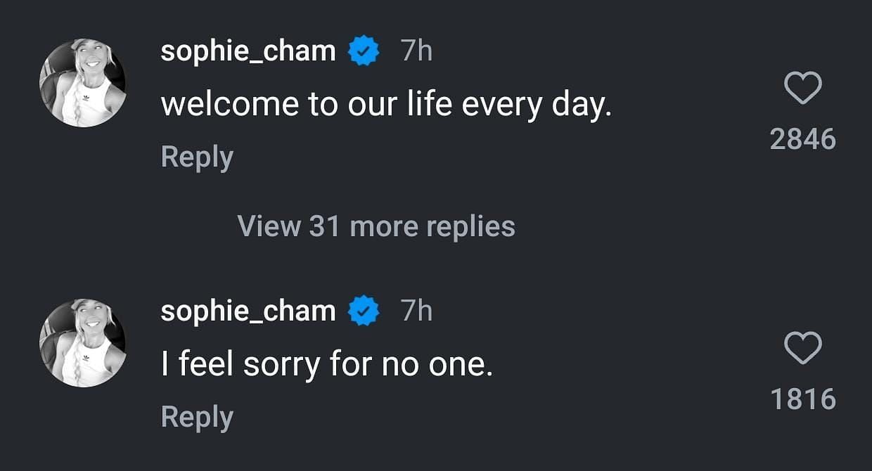 Sophie Cunningham&rsquo;s reaction to Caitlin Clark&rsquo;s coaching moves.
