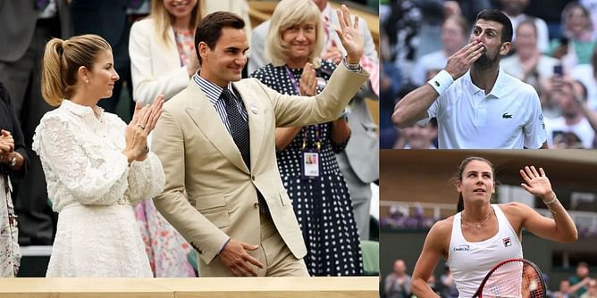 Roger Federer and wife Mirka make surprise visit at Wimbledon, turn up the style in Royal Box attendance to watch Novak Djokovic, Emma Navarro & co
