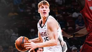 "He’s a winning guy.": Heat’s Kasparas Jakučionis on idolizing LA Lakers' superstar duo, summer league, mental fortitude and more (EXCLUSIVe)