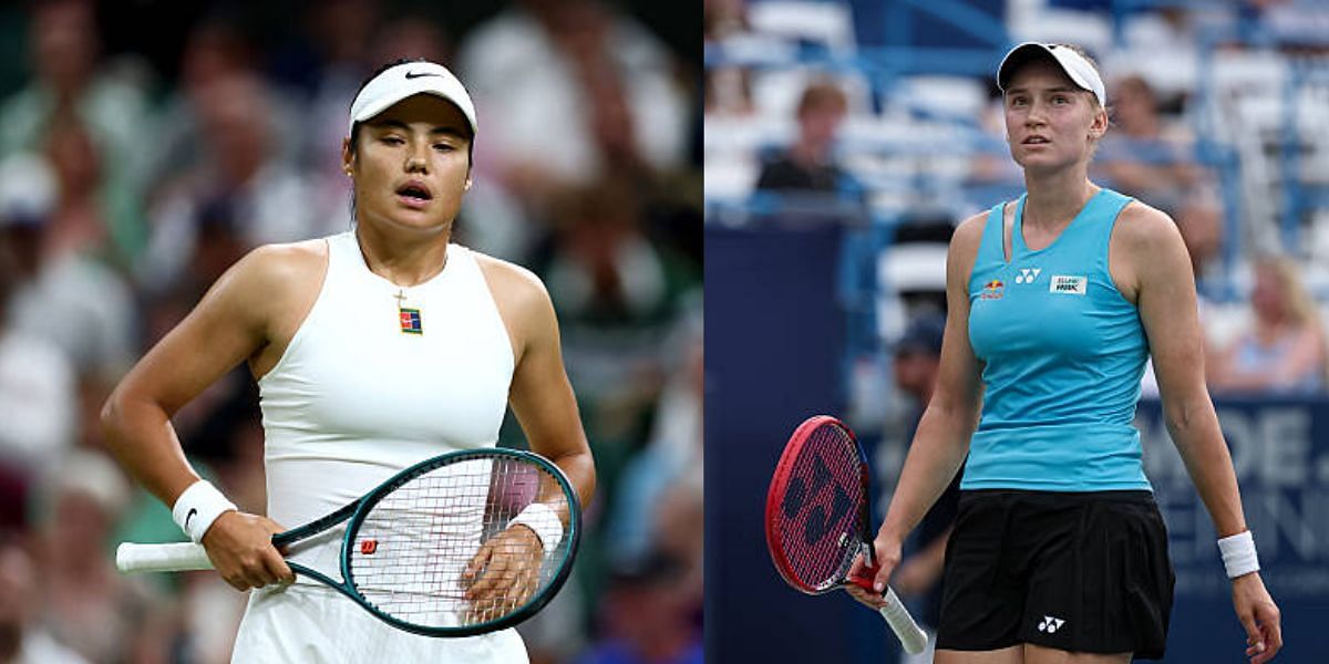 Emma Raducanu, Elena Rybakina - Image Source: Getty