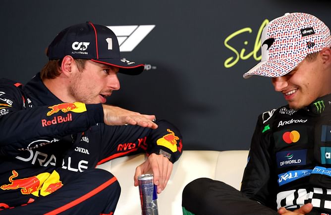 "A full tenth in that s**t box": Max Verstappen's friend reacts to the Red Bull driver securing pole position for the F1 British GP
