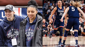 Azzi Fudd posts mirror selfie with "girlfriend" Paige Bueckers after Wings star joins Caitlin Clark in the WNBA record books